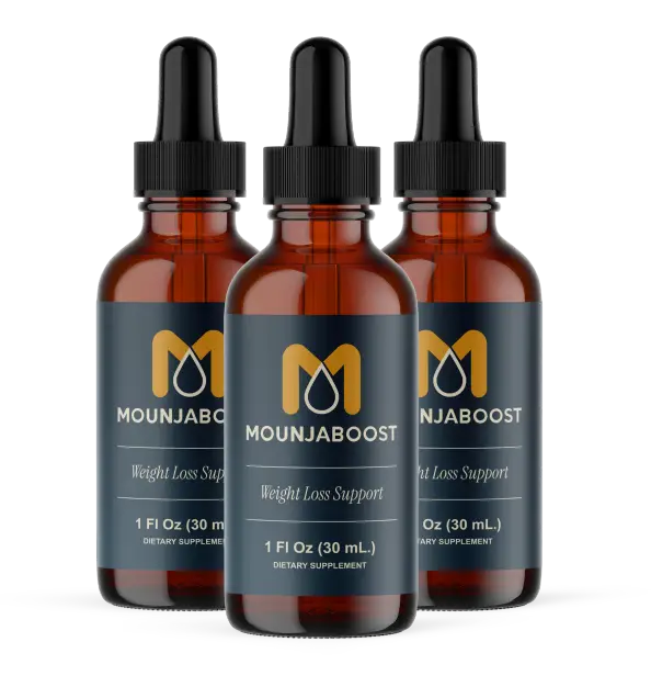 MounjaBoost 3-bottle starter pack — 90-day natural weight loss supply